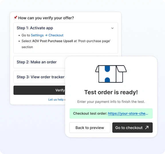 Preview and Test Upsells Before Launch